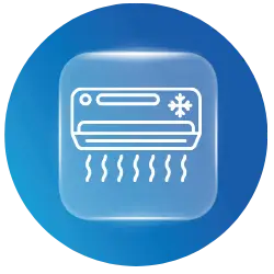 Operating room air exchange icon